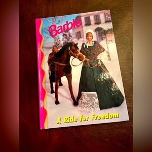 vintage ‘99 Barbie mattel Christmas book NWT